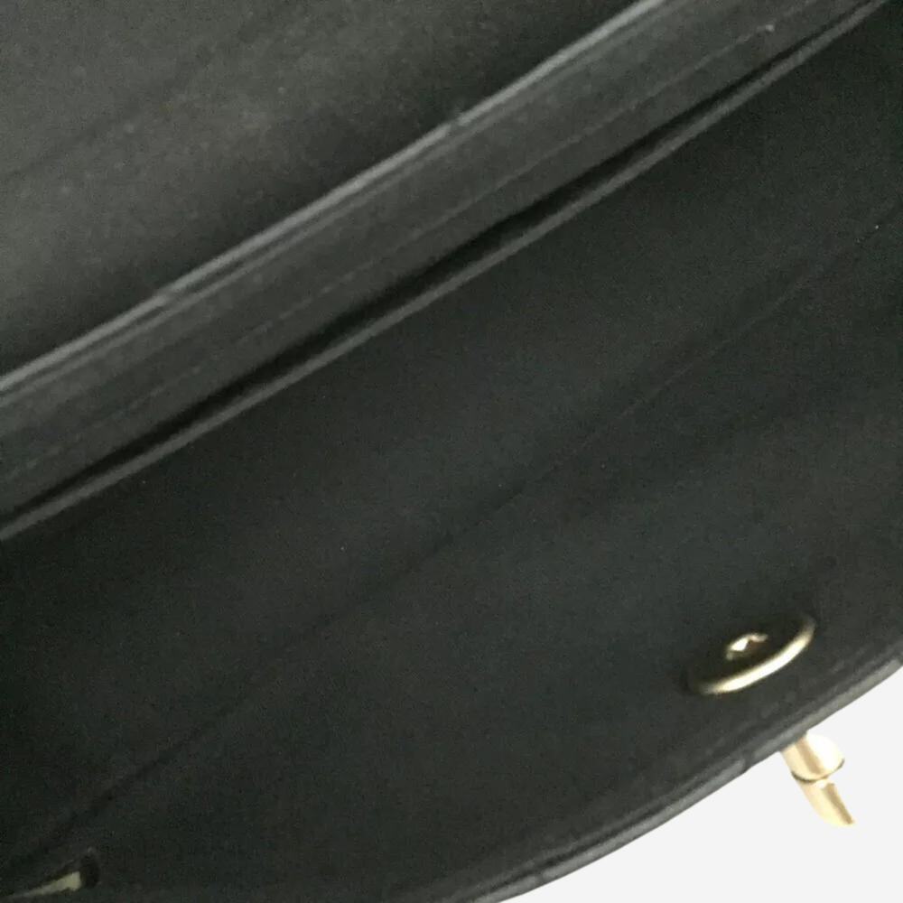 Chanel Black Chevron V Stitch East/West CC Turnlock Lambskin Chain Shoulder Bag - Picture 8 of 10